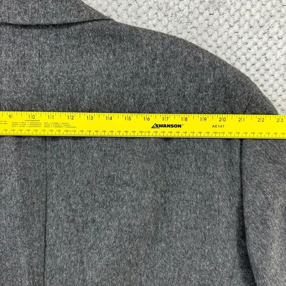 Jos A Bank Blazer Men LT 100% Camel Hair Gray Coat Jacket Lined 2 Button Pockets - Picture 12 of 15